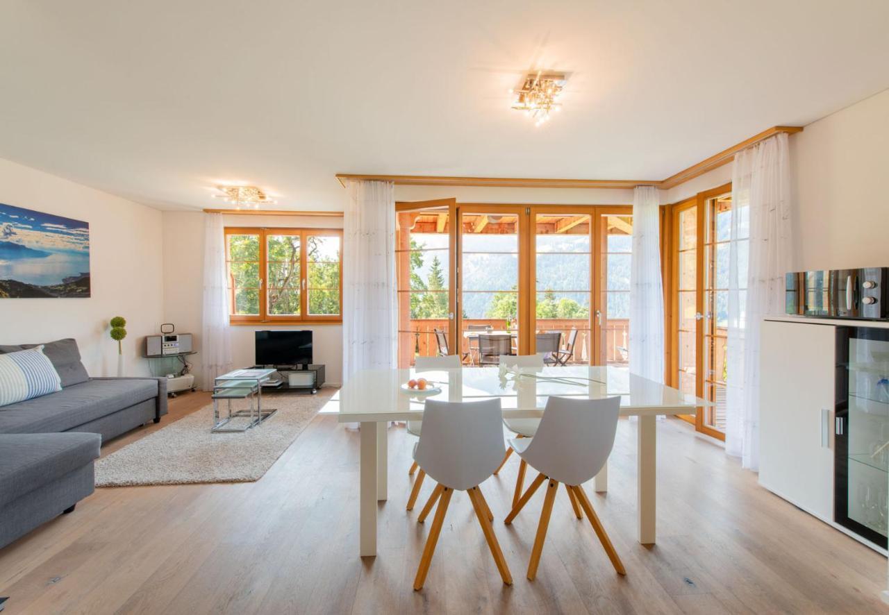 Panoramapark Soleil Chalet A Wengen Dış mekan fotoğraf