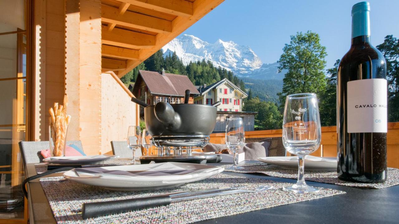 Panoramapark Soleil Chalet A Wengen Dış mekan fotoğraf